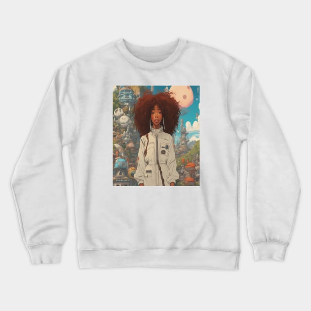 sza Crewneck Sweatshirt by PlushFutura